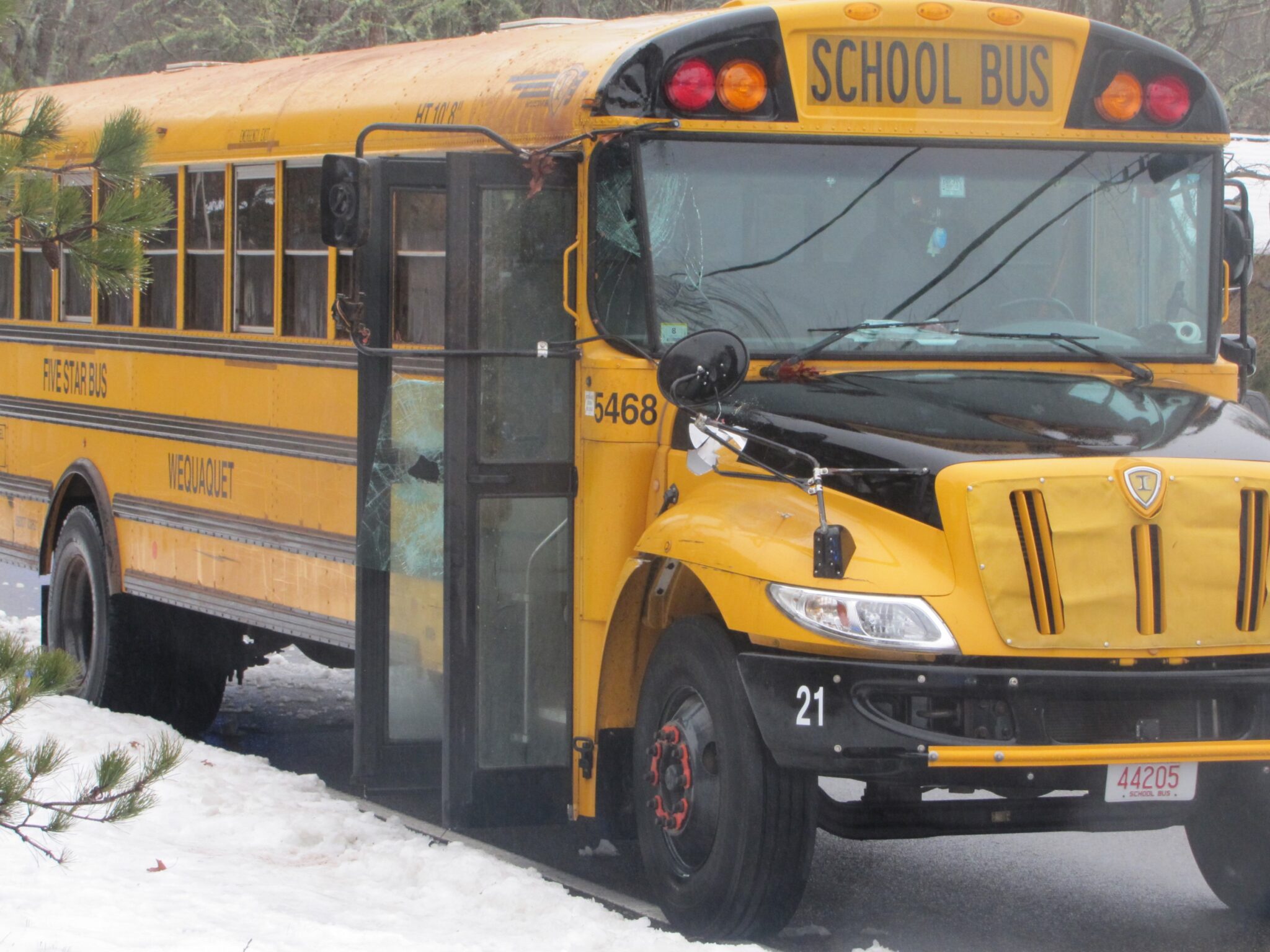 No injuries after school bus strikes utility pole - CapeCod.com