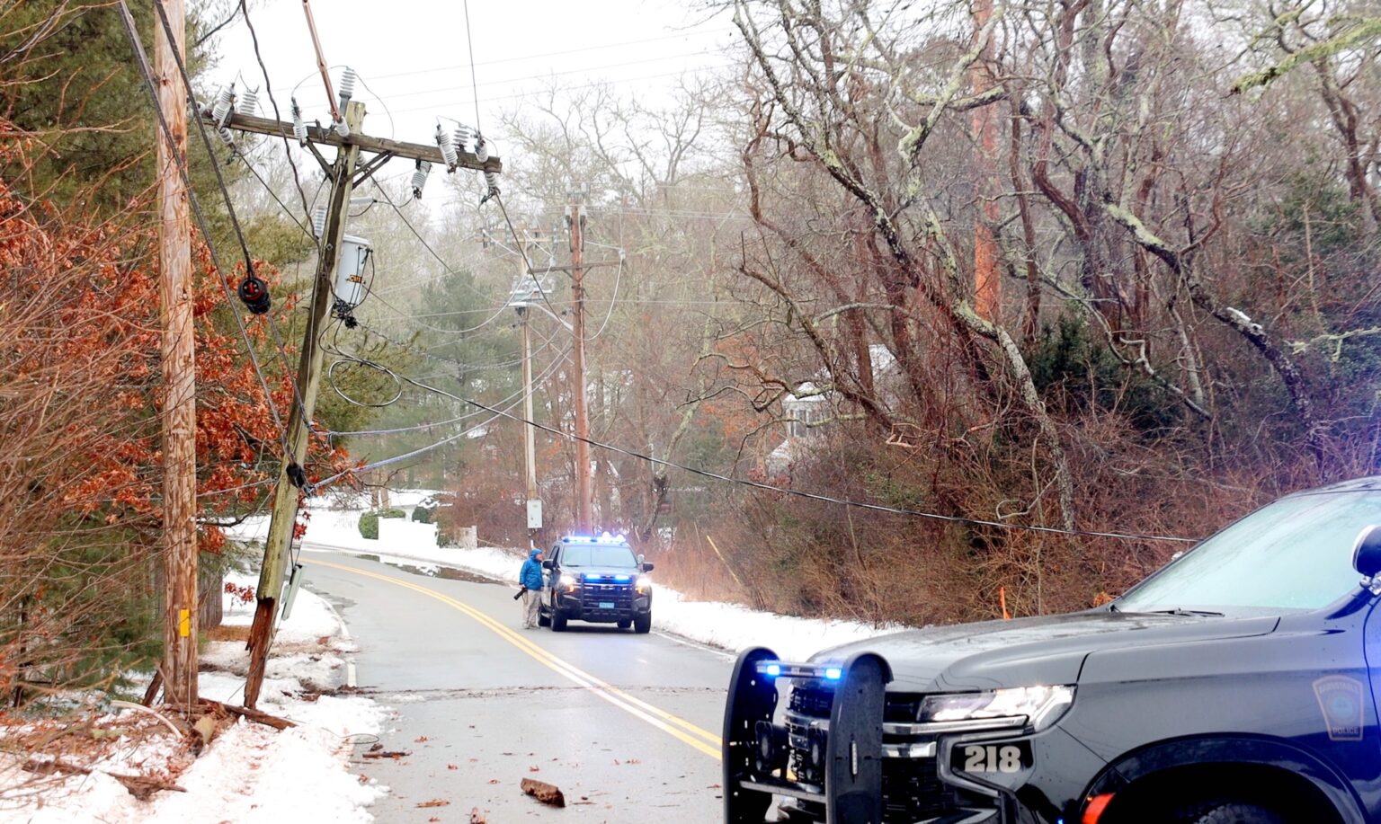 No injuries after school bus strikes utility pole
