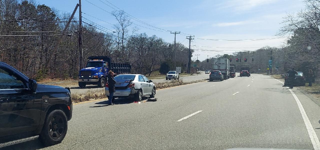 No serious injuries in rearend collision on Route 134 in Dennis