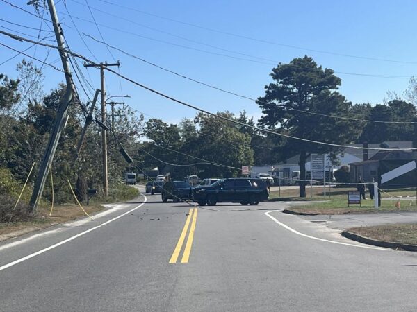 Truck snags wires snapping pole and closing Route 28 in Dennis ...