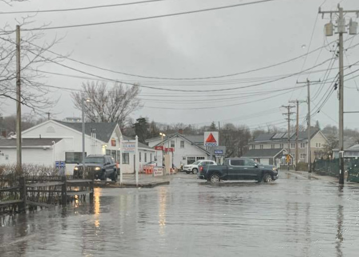 Updated Powerful storm causing coastal flooding