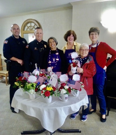 Yarmouth Police team up with Flower Angels to visit veterans - CapeCod.com News