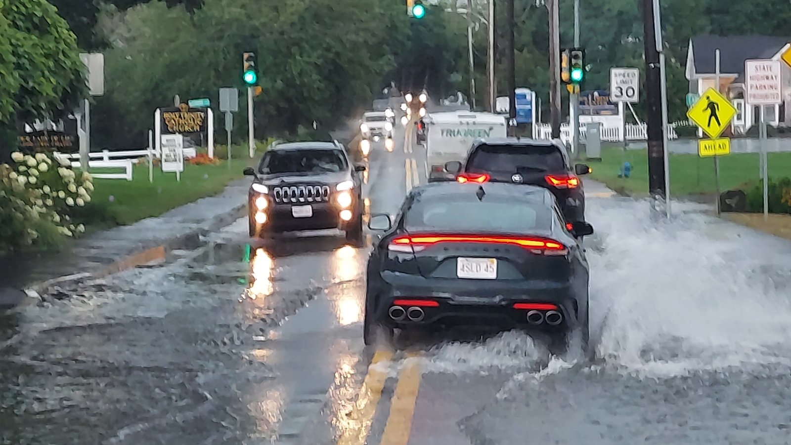 Curated visual reference: Continuing Severe Yards Reference: Severe Weather Coverage Road Flooding Structure Fires From Lightning