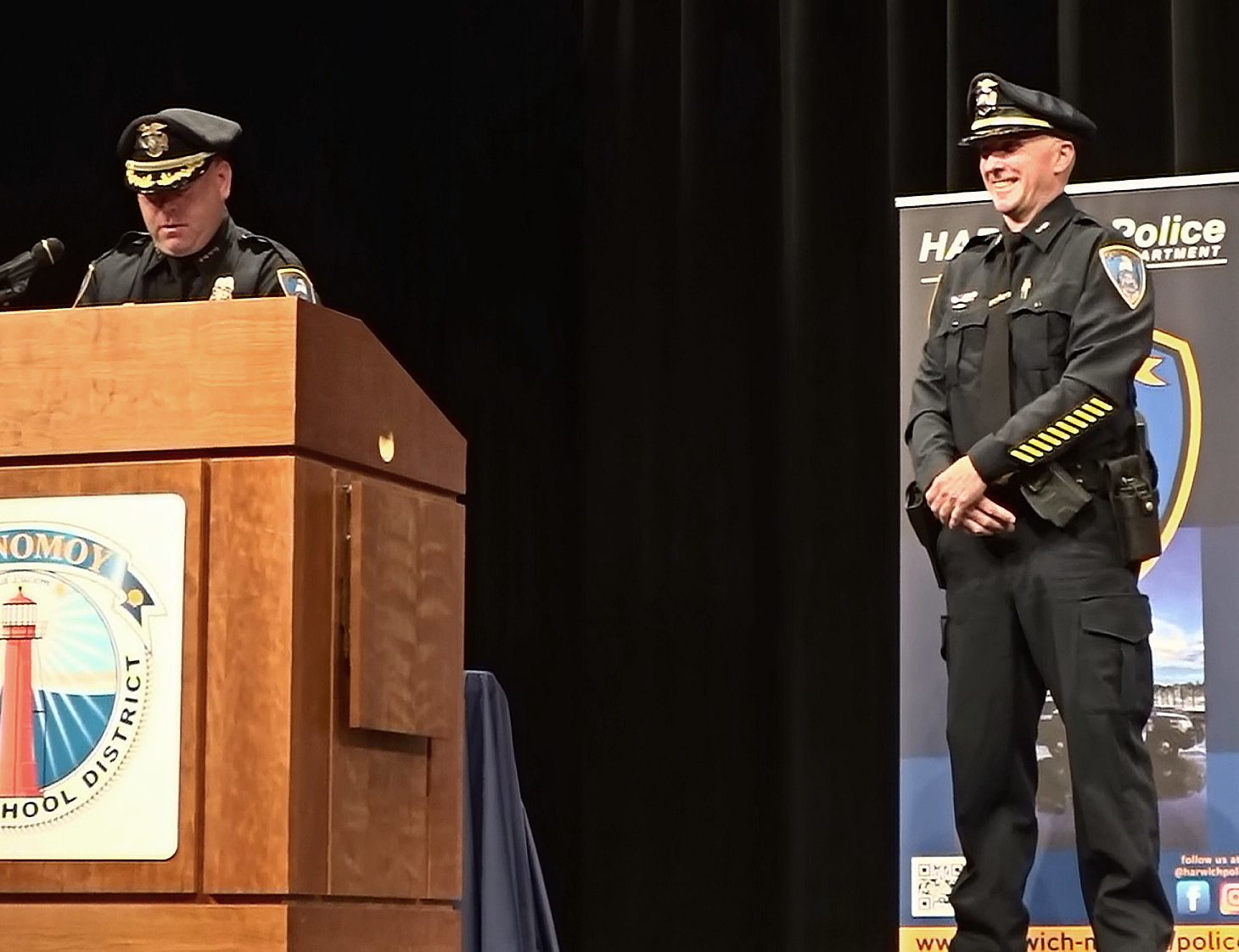 Updated with video: Harwich Police announce promotions, hold change of  command ceremony - CapeCod.com, image size:1460x1122