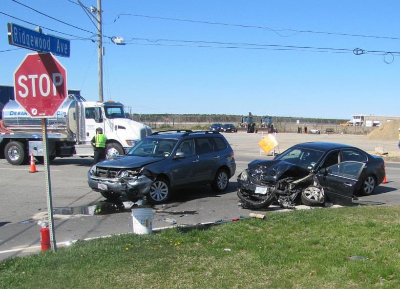 Hyannis crash sends two people to the hospital