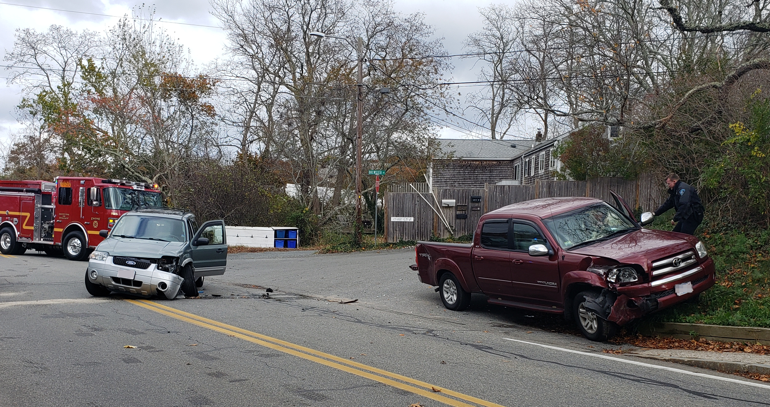 Twovehicle crash in Provincetown