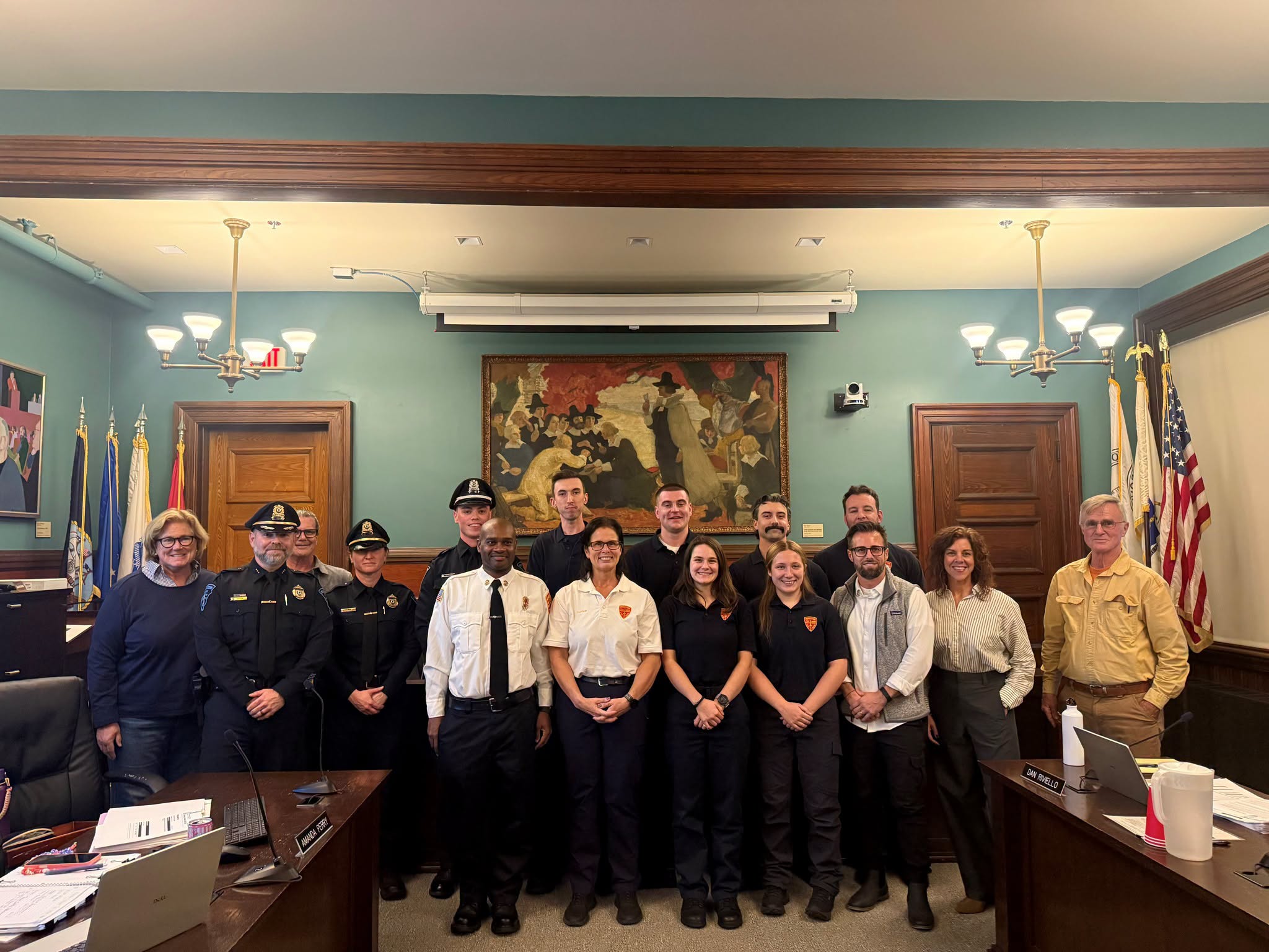 Select Link Provincetown first responders honored at Select Board meeting