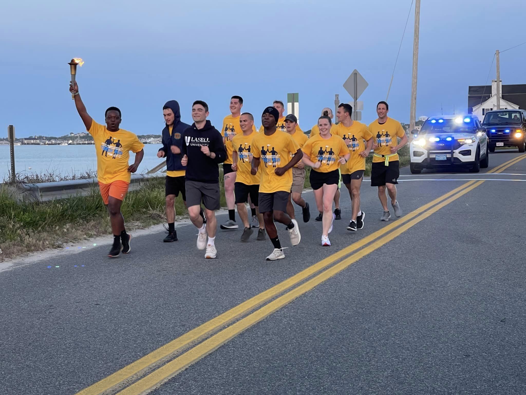 Updates through morning Special Olympics Torch Run across Cape Cod is