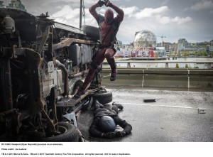 Ryan Reynolds in 'Deadpool.' (Photo by Joe Lederer)