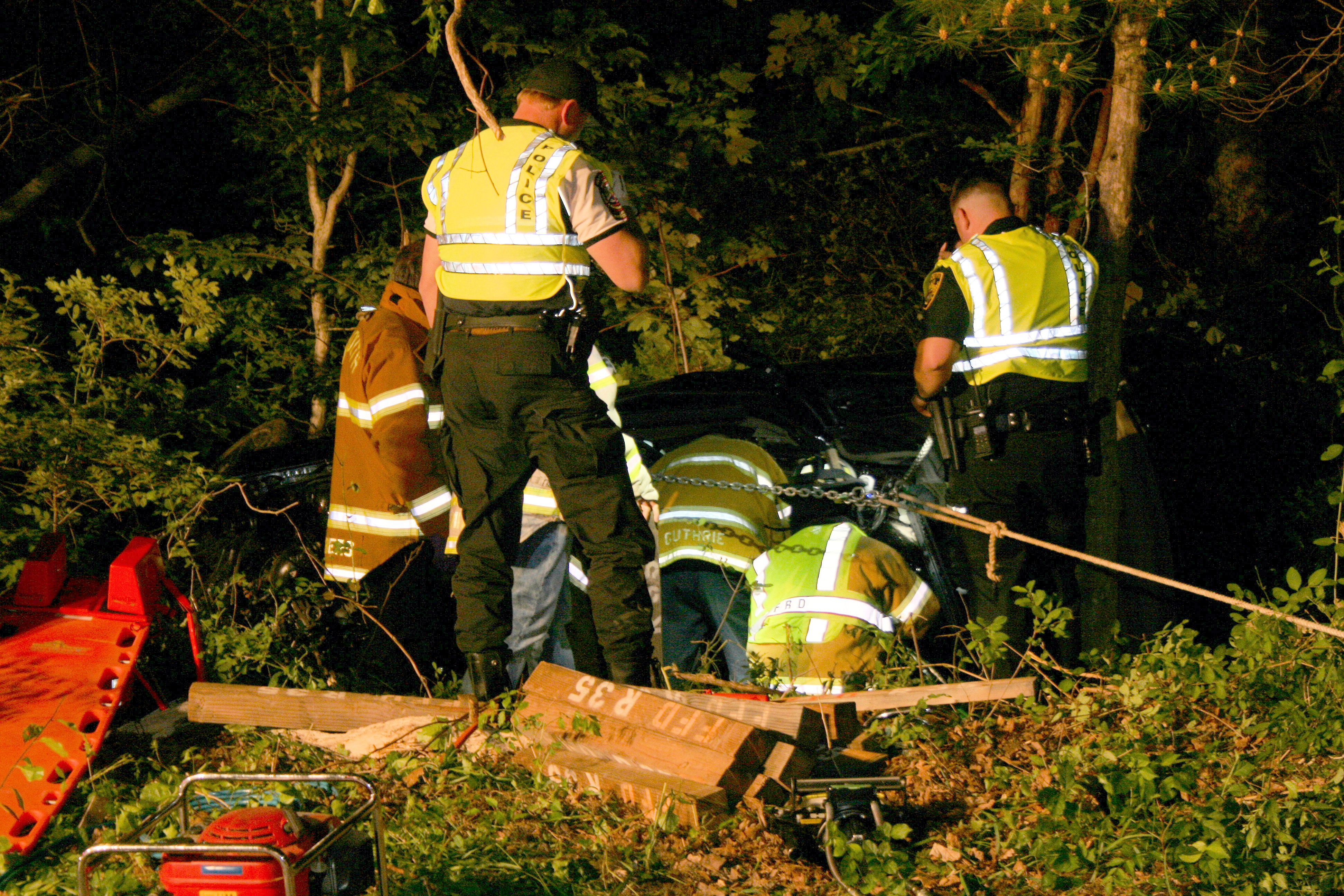 Driver trapped, seriously injured after Falmouth crash