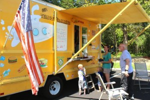 CCB MEDIA PHOTO Yellow Submarine is a food truck at Food Truck Fridays in Mashpee.