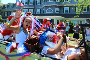 CCB MEDIA PHOTO The Wianno Club's Independence Day Parade includes revelers of all ages dressed in patriotic garb.