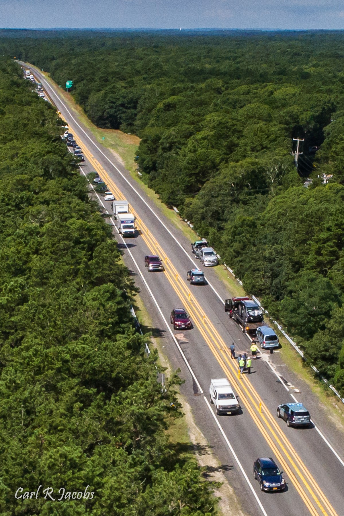 VIDEO: Two seriously injured in head-on crash on Route 6 between exits