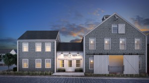 A rendering of the new theater planned by the White Heron Theatre Company on Nantucket.