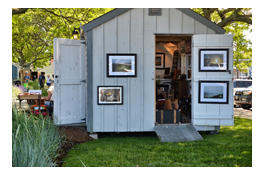 COURTESY OF BARNSTABLE TOWN MANAGER'S OFFICE The Hyannis HyArts Artist Shanties will open for the season on Friday, May 15.