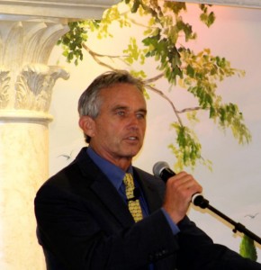 CCB MEDIA PHOTO Robert F. Kennedy Jr. speaks to a sold-out crowd in Hyannis as a benefit for the JFK Hyannis Museum.