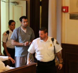 CCB MEDIA PHOTO Adrian Loya arrives in court for his arraignment in July 2015