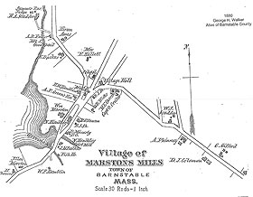 COURTESY OF BARNSTABLE GROWTH MANAGEMENT DEPARTMENT A plan of the village center in Marstons Mills.