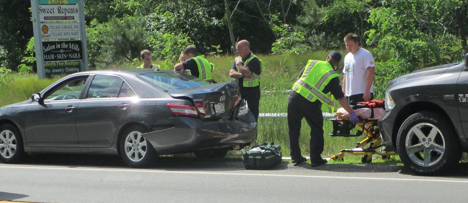 Two injured in Marstons Mills crash