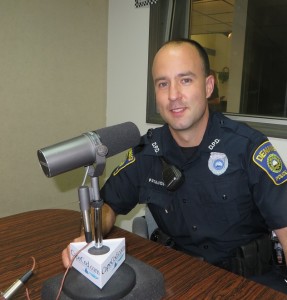 CCB MEDIA PHOTO Dennis Police Officer Nick Patsavos is one of the organizers of the National Night Out event in Dennis.