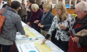 Residents look over parking issues and give their input at Barnstable Town Hall