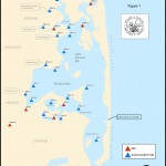 Courtesy of Pleasant Bay Alliance. A map of Pleasant Bay.