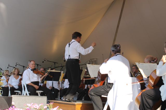 CCB MEDIA FILE PHOTO Keith Lockhart conducts the Boston Pops Esplanade Orchestra at Pops By The Sea in 2014. 