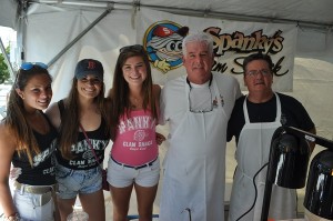 COURTESY OF HAC The group from Spanky's Clam Shack poses at the Cape Cod Quahog Challenge.