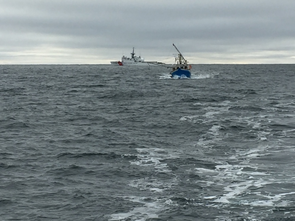 Cape Cod Coast Guard crew assists in fishing boat rescue