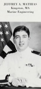 PHOTO COUTESY : MASSACHUSETTS MARITIME ACADEMY Photo of Jeffrey Mathias, 44, of Kingston who graduated from MMA in 1996.