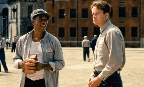 Morgan Freeman and Tim Robbins in 'the Shawshank Redemption.'
