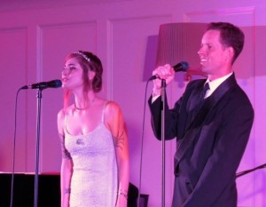 COURTESY C.M. JONES Siobhan Magnus and Mark Mahar in concert singing selections from the American Songbook this week.