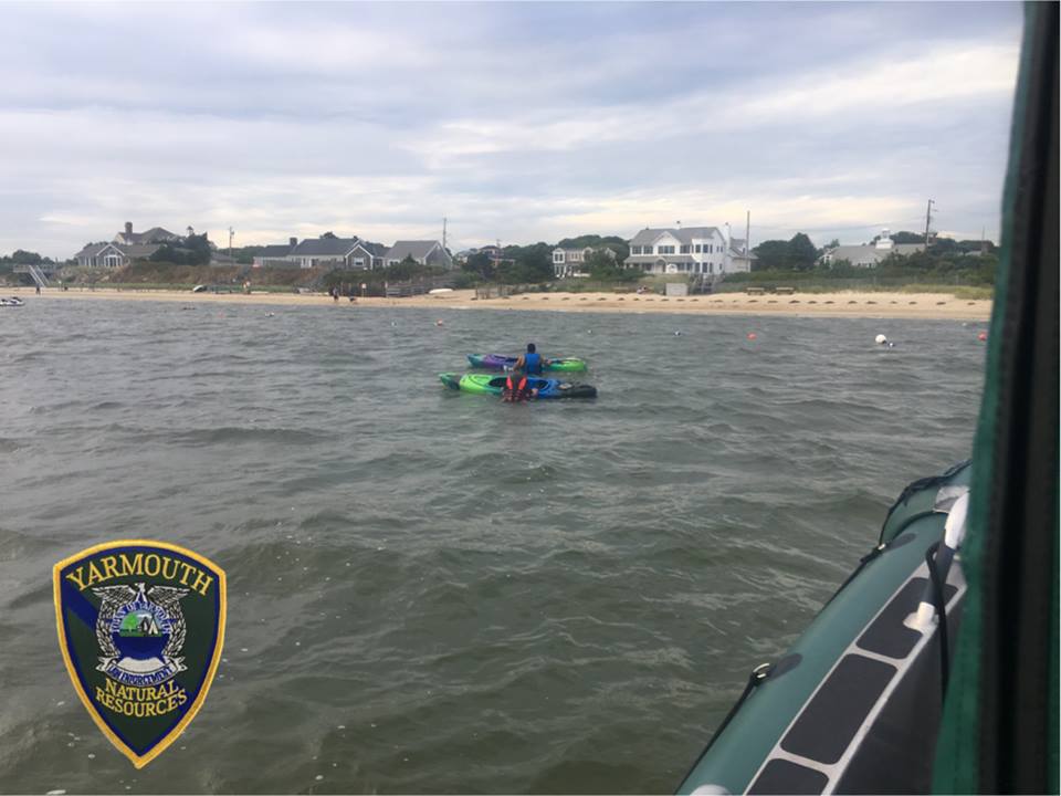 Yarmouth DNR investigates possible BUI, assists kayakers 
